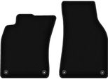 Wielganizator Tappetini Anteriori In Velluto Per Audi A6 C6 (2004-2006, Berlina, Station Wagon, Avant) Neri, Set 2 Pz, Con Fissaggi