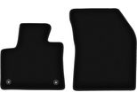 Wielganizator Tappetini Anteriori In Velluto Per Peugeot 3008 Ii (2016-, Crossover) Neri, Set 2 Pz, Con Fissaggi