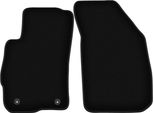 Wielganizator Tappetini Anteriori In Velluto Per Chevrolet Aveo Ii T300 (2011-, Hatchback, Berlina) Neri, Set 2 Pz, Con Fissaggi
