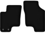Wielganizator Tappetini Anteriori In Velluto Per Hyundai Getz (2002-2010, Hatchback) Neri, Set 2 Pz, Con Fissaggi