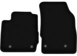 Wielganizator Tappetini Anteriori In Velluto Per Mazda 2 Ii (2007-2015, Hatchback) Neri, Set 2 Pz, Con Fissaggi