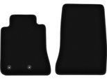 Wielganizator Tappetini Anteriori In Velluto Per Ford Mustang MK6 (2014-, Coupé) Neri, Set 2 Pz, Con Fissaggi
