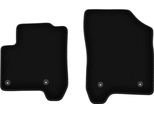 Wielganizator Tappetini Anteriori In Velluto Per Citroen C3 Picasso (2008-2017, Minivan) Neri, Set 2 Pz, Con Fissaggi