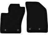 Wielganizator Tappetini Anteriori In Velluto Per Fiat Tipo Ii (2015-, Hatchback) Neri, Set 2 Pz, Con Fissaggi