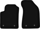 Wielganizator Tappetini Anteriori In Velluto Per Lancia Delta Iii (2008-2014, Hatchback) Neri, Set 2 Pz, Con Fissaggi