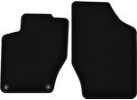 Wielganizator Tappetini Anteriori In Velluto Per Citroen C4 Ii (2010-2018, Hatchback, Station Wagon) Neri, Set 2 Pz, Con Fissaggi