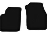 Wielganizator Tappetini Anteriori In Velluto Per Ford Ka MK1 (1998-2006, Hatchback) Neri, Set 2 Pz, Con Fissaggi