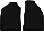 Wielganizator Tappetini Anteriori In Velluto Per Ford Ranger MK2 (2007-2012, Pickup) Neri, Set 2 Pz, Con Fissaggi