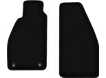 Wielganizator Tappetini Anteriori In Velluto Per Alfa Romeo Spider (1995-2005, Coupé, Cabriolet) Neri, Set 2 Pz, Con Fissaggi
