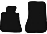 Wielganizator Tappetini Anteriori In Velluto Per Bmw 5 E28 (1980-1990, Berlina) Neri, Set 2 Pz, Con Fissaggi