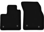 Wielganizator Tappetini Anteriori In Velluto Per Ford Focus MK4 (2018-, Hatchback, Berlina, Kombi, Turnier, Turnier Active) Neri, Set 2 Pz, Con Fissaggi