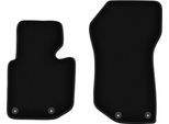 Wielganizator Tappetini Anteriori In Velluto Per Bmw 3 E36 (1993-2001, Cabriolet) Neri, Set 2 Pz, Con Fissaggi