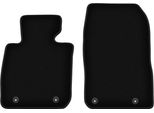 Wielganizator Tappetini Anteriori In Velluto Per Mazda CX-3 (2015-, Crossover) Neri, Set 2 Pz, Con Fissaggi