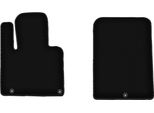 Wielganizator Tappetini Anteriori In Velluto Per Kia Sorento Iii (2015-, 7 Posti) Neri, Set 2 Pz, Con Fissaggi