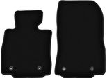 Wielganizator Tappetini Anteriori In Velluto Per Mazda 2 Iii (2015-, Hatchback) Neri, Set 2 Pz, Con Fissaggi