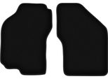 Wielganizator Tappetini Anteriori In Velluto Per Fiat Bravo (1995-2001, Hatchback) Neri, Set 2 Pz, Con Fissaggi