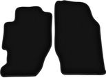 Wielganizator Tappetini Anteriori In Velluto Per Honda Accord Vi (1998-2002, Coupé) Neri, Set 2 Pz, Con Fissaggi