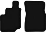 Wielganizator Tappetini Anteriori In Velluto Per Ssangyong Musso (1993-2005, Suv) Neri, Set 2 Pz, Con Fissaggi