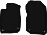Wielganizator Tappetini Anteriori In Velluto Per Honda CR-Z (2010-2016, Coupé) Neri, Set 2 Pz, Con Fissaggi