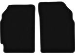 Wielganizator Tappetini Anteriori In Velluto Per Chevrolet Spark Iii M300 (2009-2015, Hatchback) Neri, Set 2 Pz, Con Fissaggi
