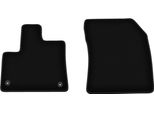 Wielganizator Tappetini Anteriori In Velluto Per Citroen Rifter (2018-, Furgoncino) Neri, Set 2 Pz, Con Fissaggi
