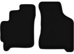 Wielganizator Tappetini Anteriori In Velluto Per Kia Carens I (1999-2006, Minivan) Neri, Set 2 Pz, Con Fissaggi