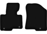 Wielganizator Tappetini Anteriori In Velluto Per Kia Carens Iv (2013-2018, Minivan) Neri, Set 2 Pz, Con Fissaggi