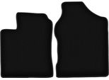 Wielganizator Tappetini Anteriori In Velluto Per Daihatsu Trevis (2006-2009, Hatchback) Neri, Set 2 Pz, Con Fissaggi
