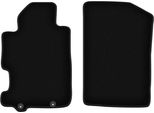 Wielganizator Tappetini Anteriori In Velluto Per Honda FR-V (2004-2009, Minivan) Neri, Set 2 Pz, Con Fissaggi