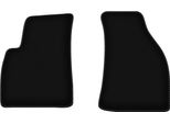 Wielganizator Tappetini Anteriori In Velluto Per Hyundai Santafe I (2000-2006, Suv) Neri, Set 2 Pz, Con Fissaggi