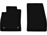 Wielganizator Tappetini Anteriori In Velluto Per Ford Fiesta MK8 (2017-, Hatchback) Neri, Set 2 Pz, Con Fissaggi