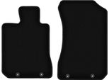 Wielganizator Tappetini Anteriori In Velluto Per Honda Legend Iv (2004-2012, Berlina) Neri, Set 2 Pz, Con Fissaggi