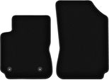 Wielganizator Tappetini Anteriori In Velluto Per Citroen C4 Cactus Ii (2018-, Crossover) Neri, Set 2 Pz, Con Fissaggi