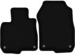 Wielganizator Tappetini Anteriori In Velluto Per Honda CR-V V (2018-, Suv) Neri, Set 2 Pz, Con Fissaggi