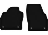 Wielganizator Tappetini Anteriori In Velluto Per Audi A1 Ii (Gb) (2018-, Hatchback) Neri, Set 2 Pz, Con Fissaggi