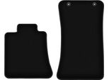 Wielganizator Tappetini Anteriori In Velluto Per Alfa Romeo Giulia 2X4 (2WD) (2016-, Berlina) Neri, Set 2 Pz, Con Fissaggi