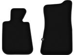 Wielganizator Tappetini Anteriori In Velluto Per Bmw 3 E30 (1986-1993, Cabriolet) Neri, Set 2 Pz, Con Fissaggi