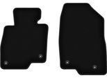 Wielganizator Tappetini Anteriori In Velluto Per Mazda 3 Iii (Bm) (2013-, Hatchback, Berlina) Neri, Set 2 Pz, Con Fissaggi