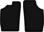 Wielganizator Tappetini Anteriori In Velluto Per Daihatsu Cuore V (1997-2003, Hatchback) Neri, Set 2 Pz, Con Fissaggi