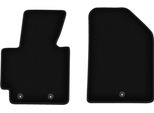 Wielganizator Tappetini Anteriori In Velluto Per Kia Soul Ii (2013-, Minivan) Neri, Set 2 Pz, Con Fissaggi