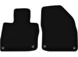 Wielganizator Tappetini Anteriori In Velluto Per Honda Civic Viii (Ufo) (2006-2012, Hatchback) Neri, Set 2 Pz, Con Fissaggi