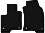 Wielganizator Tappetini Anteriori In Velluto Per Fiat Panda Iii (2012-, Hatchback) Neri, Set 2 Pz, Con Fissaggi
