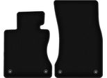 Wielganizator Tappetini Anteriori In Velluto Per Bmw 5 E60 Rzepy (2003-2010, Berlina) Neri, Set 2 Pz, Con Fissaggi