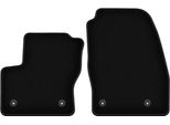 Wielganizator Tappetini Anteriori In Velluto Per Ford C-MAX MK2 (2015-2019, Minivan) Neri, Set 2 Pz, Con Fissaggi