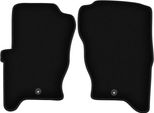 Wielganizator Tappetini Anteriori In Velluto Per Land Rover Discovery Iii (2004-2011, Suv) Neri, Set 2 Pz, Con Fissaggi