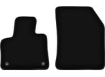 Wielganizator Tappetini Anteriori In Velluto Per Peugeot 5008 Ii (2017-, Crossover) Neri, Set 2 Pz, Con Fissaggi