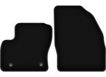Wielganizator Tappetini Anteriori In Velluto Per Ford Kuga MK1 (2011-2013, Suv) Neri, Set 2 Pz, Con Fissaggi