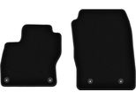 Wielganizator Tappetini Anteriori In Velluto Per Ford Focus MK3 Fl (2017-2020, Berlina, Station Wagon, Hatchback) Neri, Set 2 Pz, Con Fissaggi