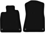 Wielganizator Tappetini Anteriori In Velluto Per Lexus Gs Iii (2005-2012, Berlina) Neri, Set 2 Pz, Con Fissaggi