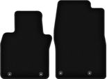Wielganizator Tappetini Anteriori In Velluto Per Mazda 3 Iv (2019-, Hatchback, Berlina) Neri, Set 2 Pz, Con Fissaggi